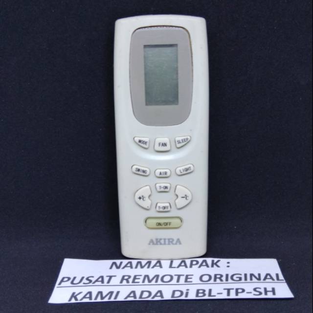 REMOTE REMOT AC AKIRA ORIGINAL ASLI