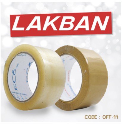 

LAKBAN TAPE COKLAT & BENING 100 YARD ALAT PEREKAT