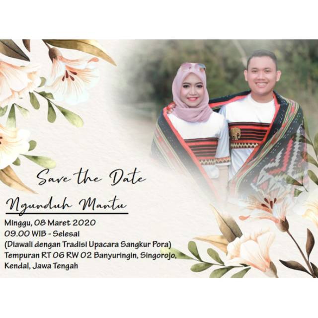 Undangan Digital JPG Photo