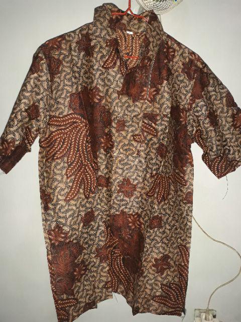 Maura Couple - Sania Ruffle Batik Couple Ori Ndoro Jowi Garansi Termurah Shopee - Batik Modern Solo