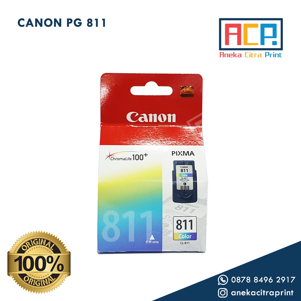 Cartridge Tinta Canon PG810 + CL811 Set - New Original