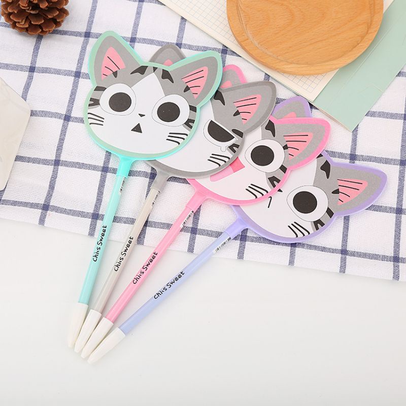 

Bolpen Gel 0.5mm Model Kipas Motif Kucing / Pulpen Gel / Bolpoin Gel / ATK / Import Murah / Stationary