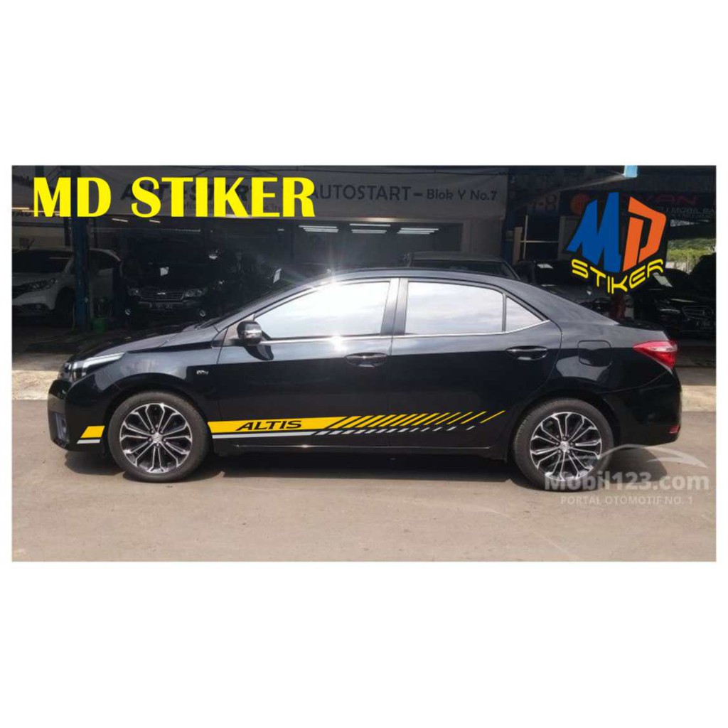 Stiker Cutting Mobil Sedan Altis Corolla Civic Timor Sport Shopee Indonesia