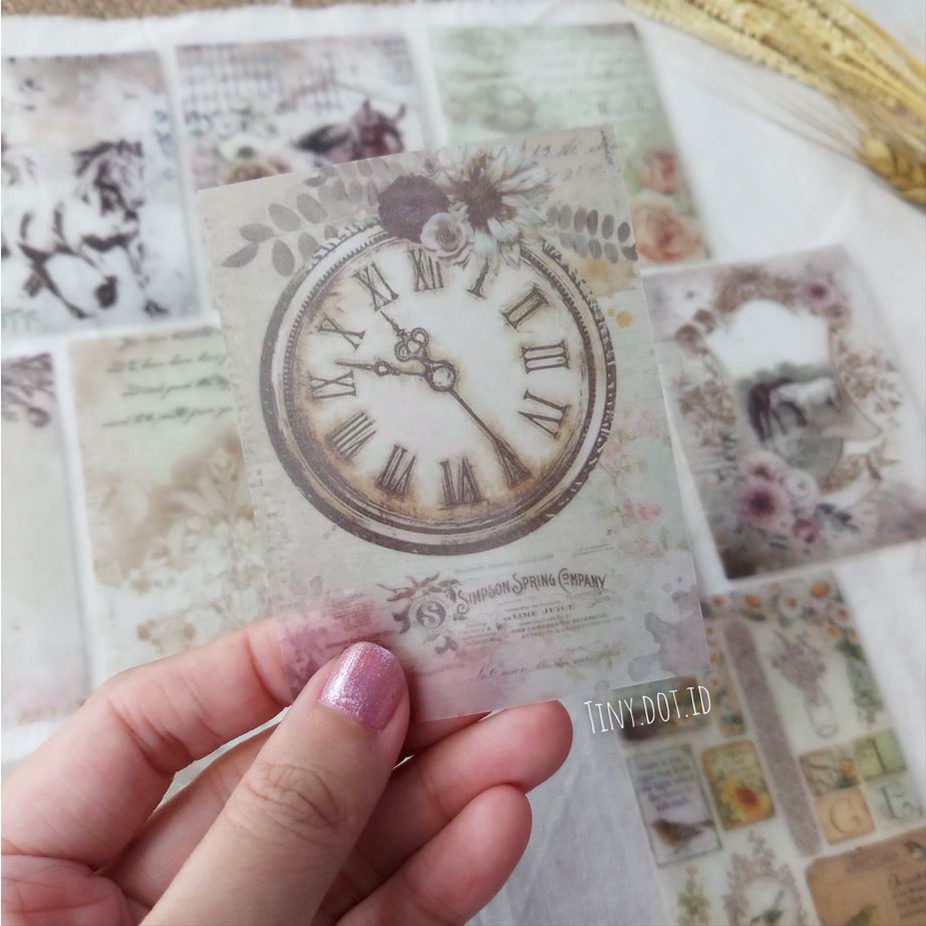 

Deco Paper - Kertas Kalkir Motif Vintage (10 pcs)