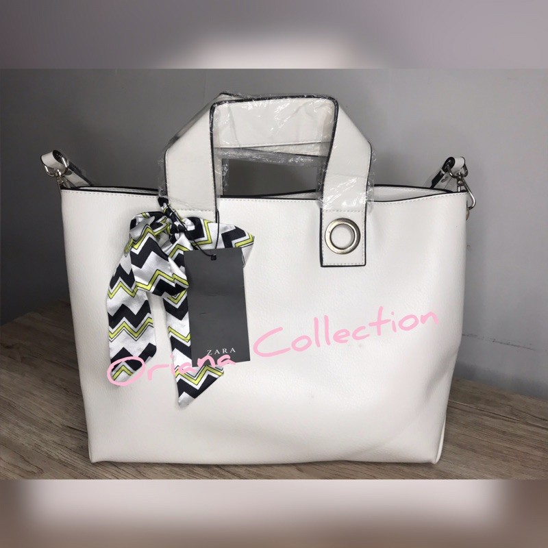 Tas Zara White Original Branded New