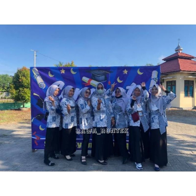 M-L-XL-XXL-JUMBO Batik wanita ASJ SA HRB026 Kenongo Kemeja Tosca Pendek-7