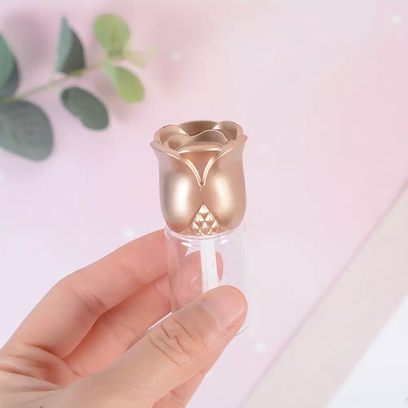 Lip Gloss Tube / Lip Balm Bottle / Botol Lip Gloss bentuk Mawar cute