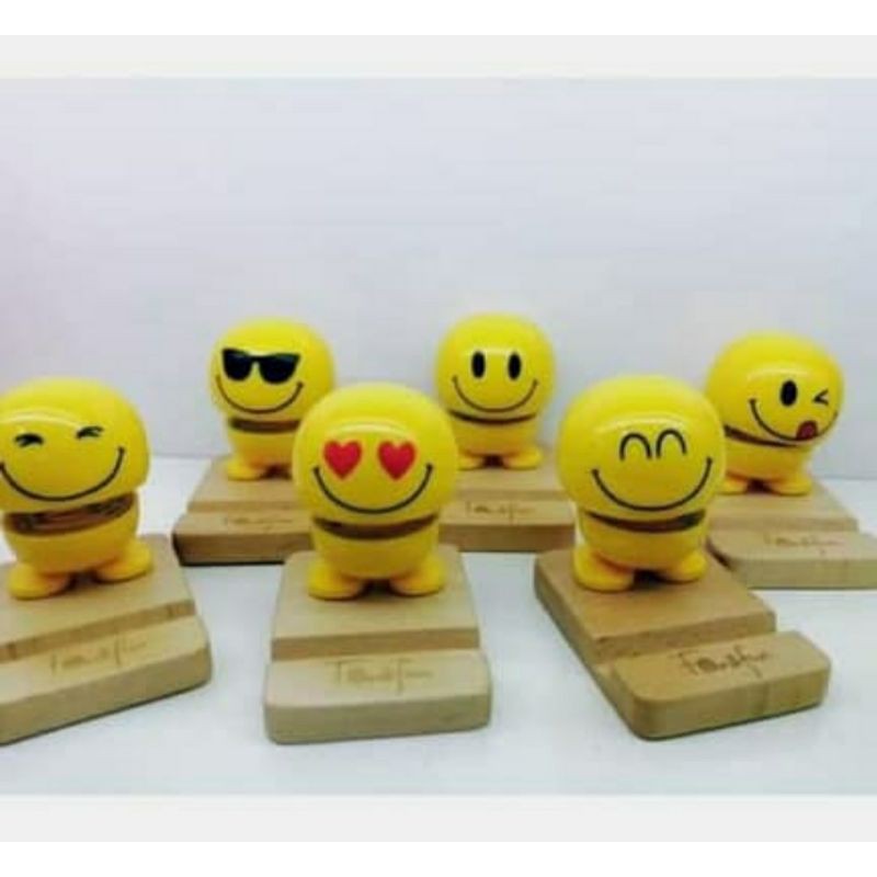 Avengerz Mobile Phone Stand/Emoji Mobile Phone Stand(Kayu)