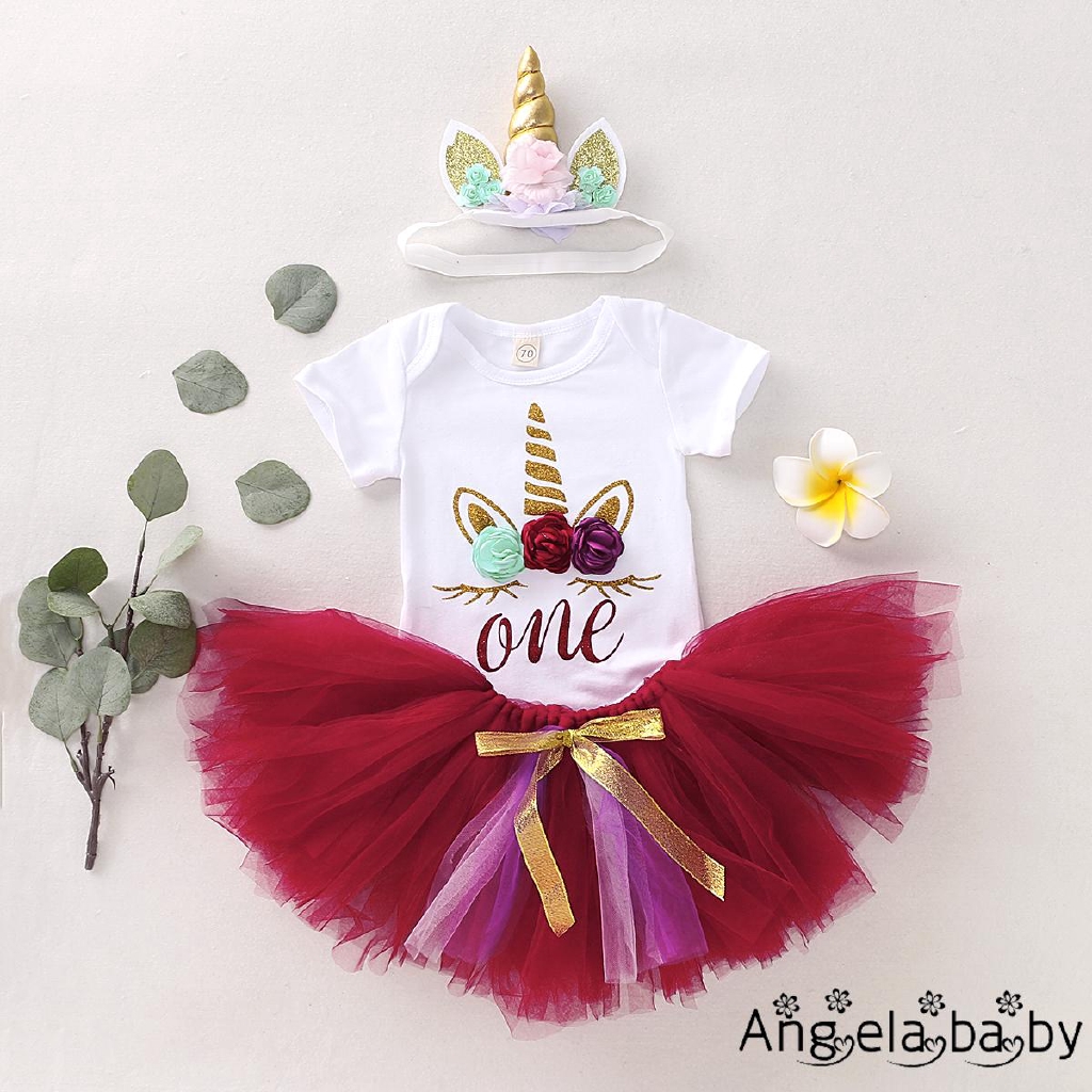 baby's 1st birthday outfit girl