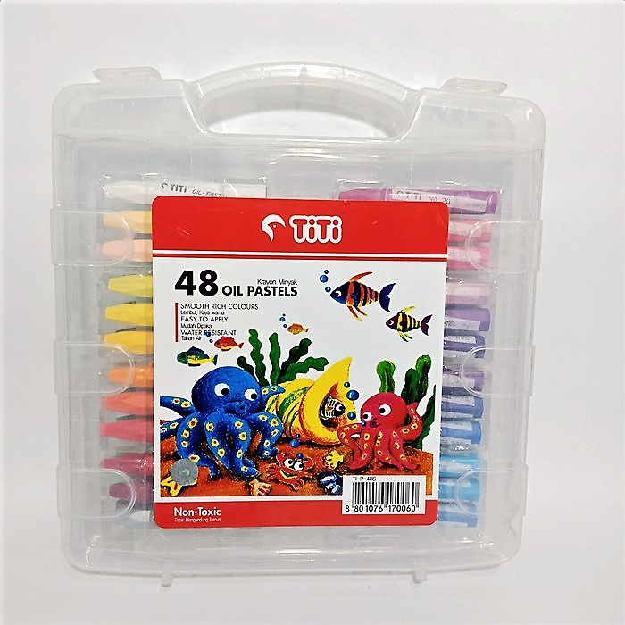

Crayon Titi Oil Pastel Asli 48 warna