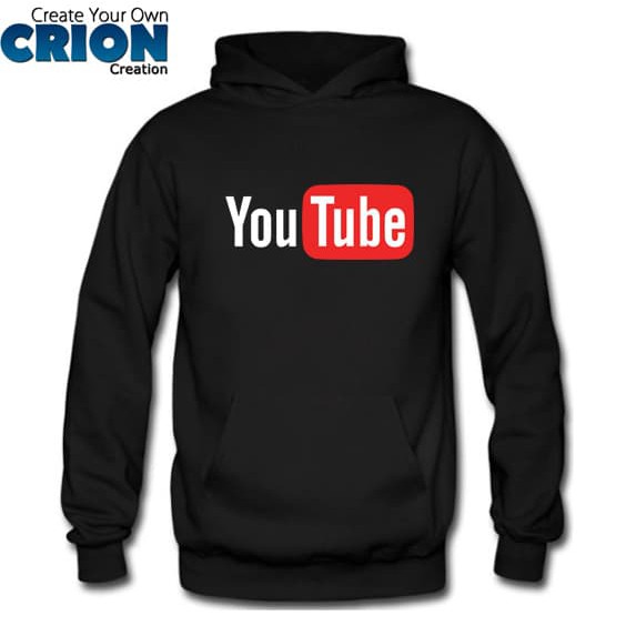 Jacket Sweater Hoodie Youtube Logo by Crion