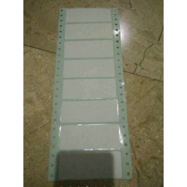 

Stiker Label Continuous Form Polosan ECERAN Utk Label Harga,Obat,Brg,RS,Kantor,Pabrik,Apotik,Sekolah