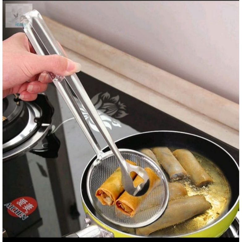 PENJEPIT MAKANAN JARING JARING BAHAN STAINLESS HARGA PER PCS