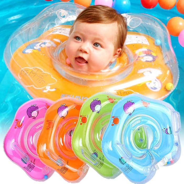 Neck Ring Baby - Pelampung Leher Bayi Renang Spa Berenang [ 3 Bulan - 2 Tahun ] Uk. 37 x 37 Cm