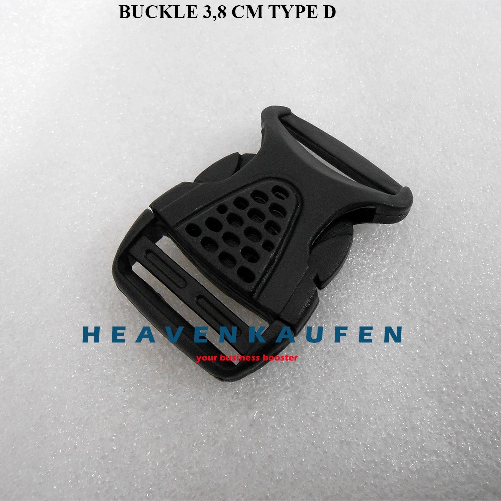 Buckle Kunci Sodok Tas 3,8 cm Hitam Type D Murah