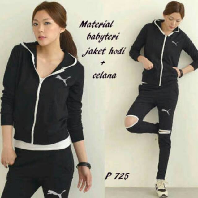 Setelan gaul keren , jaket + celana panjang