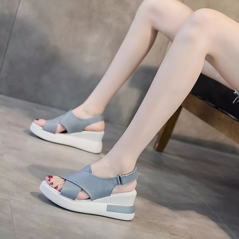 DS Sandal Wedges Wanita Korea Arumi DL13