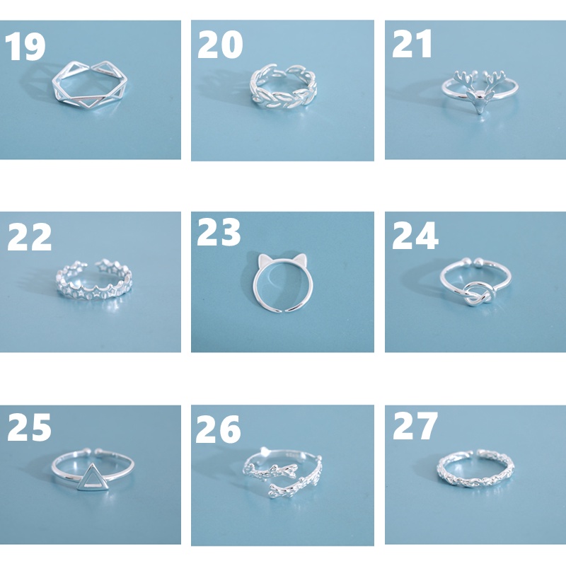 Cincin Vintage Simple Model Cincin untuk Wanita