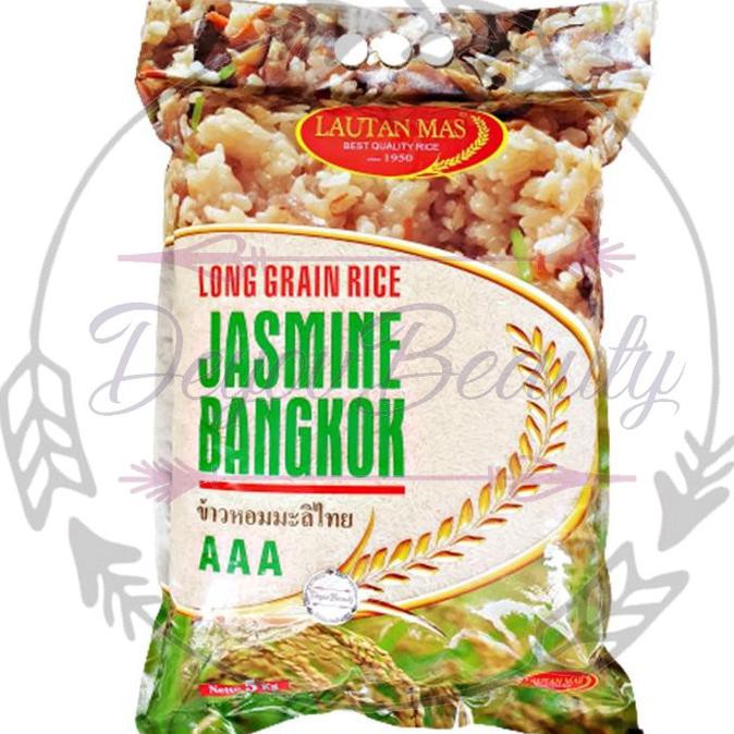 

Promo Awal tahun Beras Thailand Wangi/ Beras Bangkok Jasmine/ Long Grain Rice Grade AAA Diskon