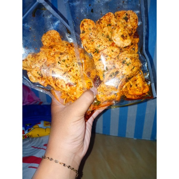 

basreng pedas daun jeruk 500 gram ,dan original daun jeruk