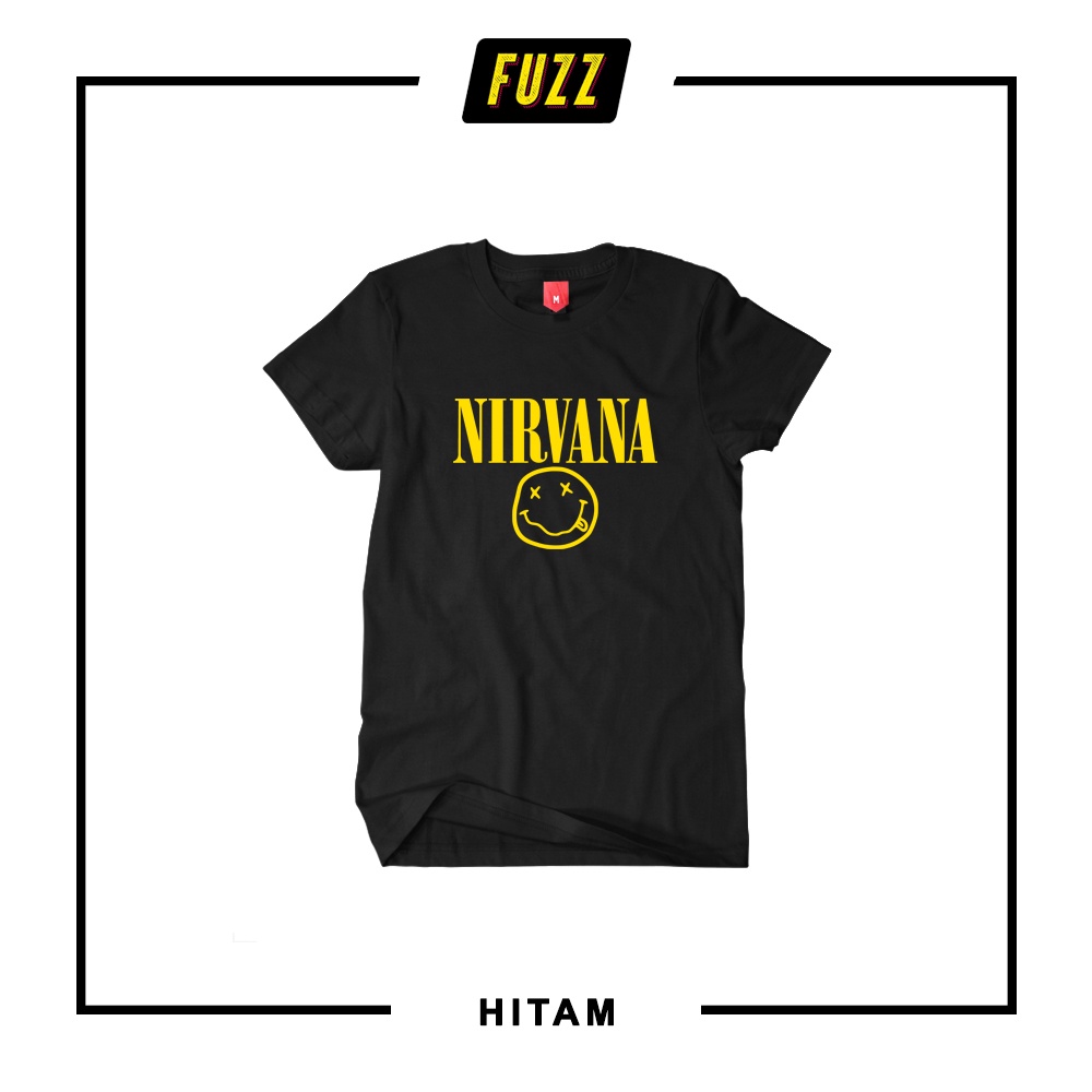 KAOS BAND / KAOS NIRVANA / BAJU DISTRO MUSIK PUNK ROCK METAL PRIA WANITA