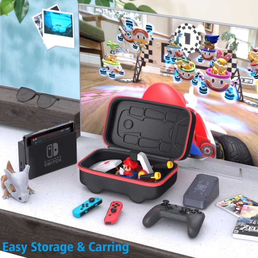 Nintendo Switch PGTech 4 in 1 Case Mario Kart Live Accessories Kit