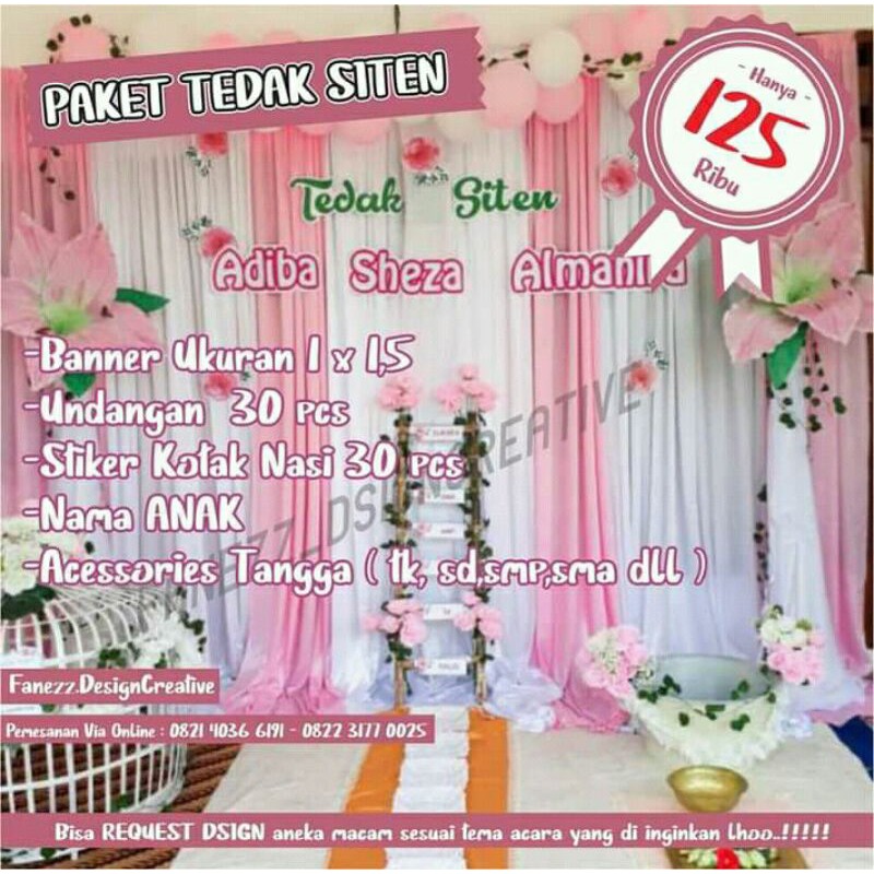 

PAKET TEDAK SITEN BENNER/LABEL/STIKER DLL