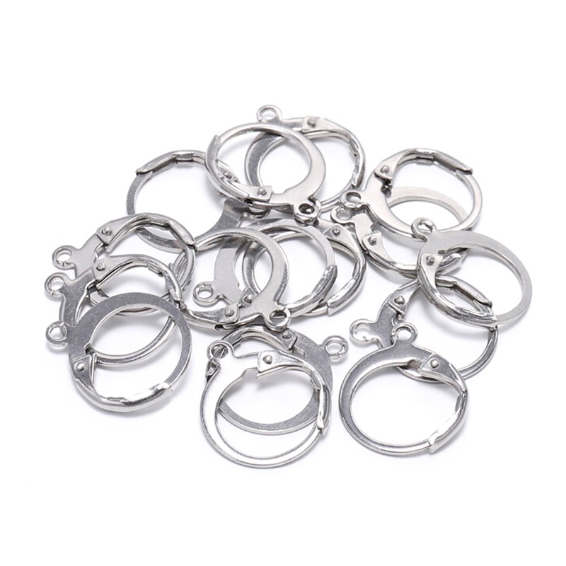 Hbid Glory 20pcs / Set Anting Hoops / Bulat / Hoops / Bulat Untuk Membuat Perhiasan DIY