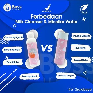 milk cleanser dan micellar water