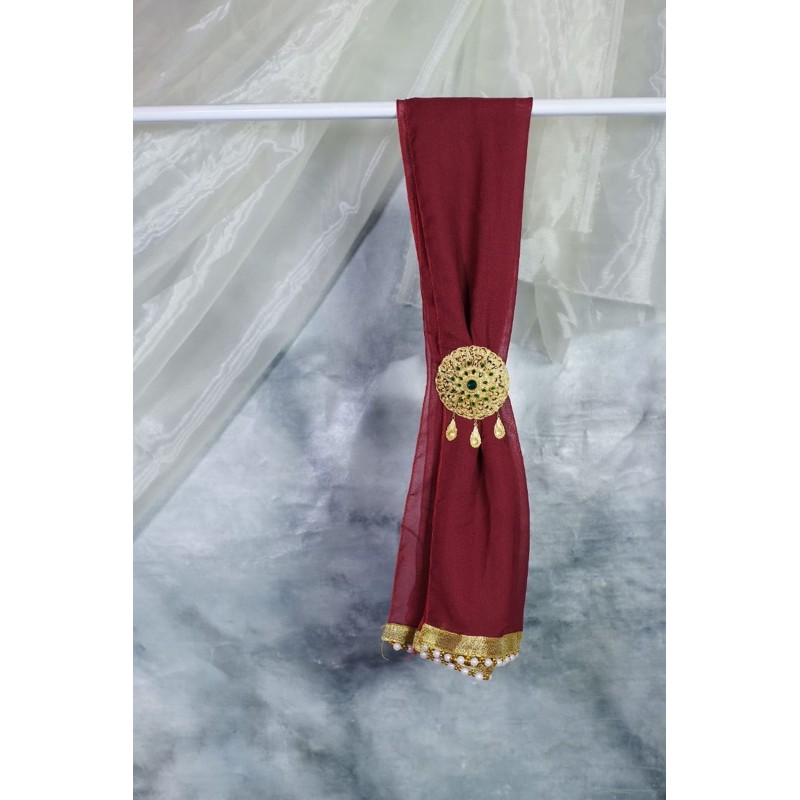 SELENDANG MUTIARA-Maroon