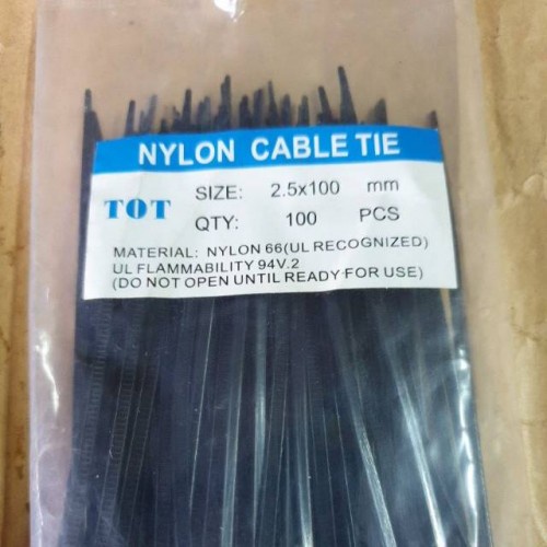 

KABEL TIS TALI TIES 10 CM CABLE TIS TALI PENGIKAT KABEL TIS 100 pcs