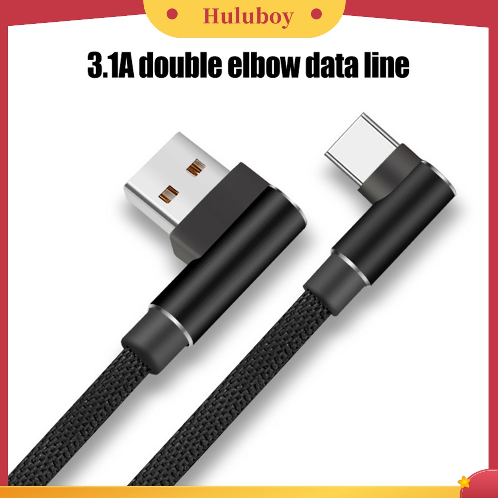 Kabel Data Transfer Fast Charging Micro USB Tipe C 3.1A Bahan Nilon Untuk iPhone