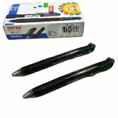 

Pulpen Joyko Quaco 4 Warna BP-213 0.7mm (ECER)