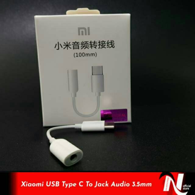 Xioami USB Type C To Jack Audio Adaptor Aux Kabel Handsfree