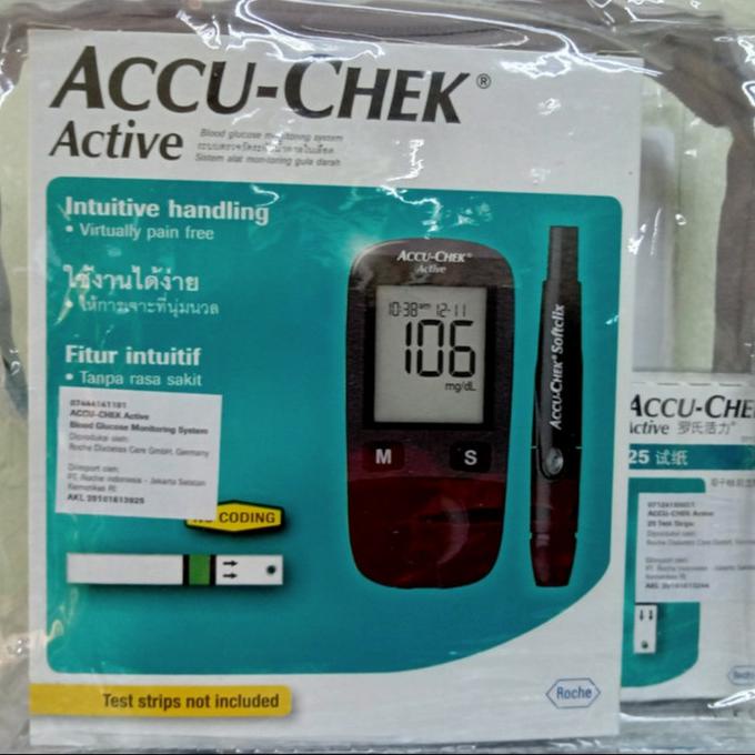 Alat Test Cek Gula Darah / Accu Check Active