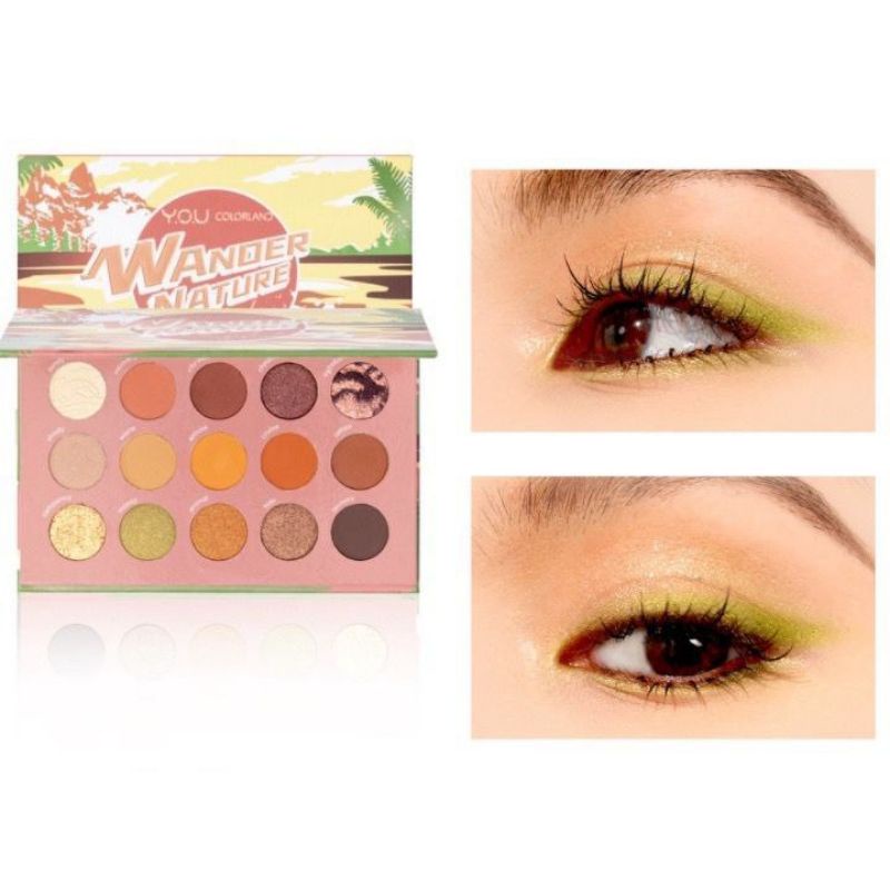 YOU COLORLAND WANDER NATURE EYESHADOW PALETTE BY Y.O.U COSMETICS