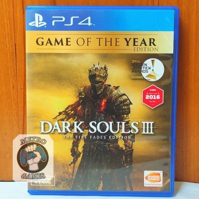 Kaset Dark Souls 3 PS4 Game Of The Year Edition Region 3 Asia Darksouls The Fire Fades Edition GOTY Soul III Playstation PS 4 5 Darksoul CD BD Game Games Ps4 Ps5 Reg 3