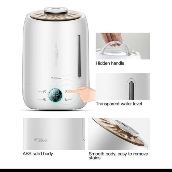 Deerma F600 Aromatherapy Air Humidifier Diffuser 5L LCD Touch Screen