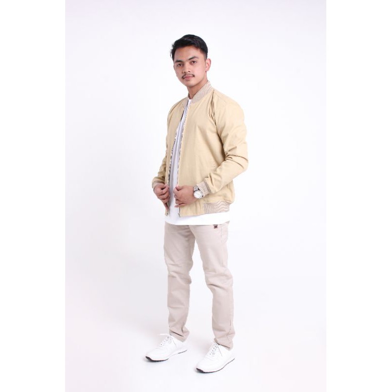 BAPIN Jaket Bomber Light Cream