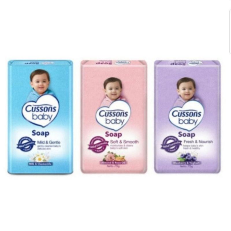 SABUN BAYI BATANG CUSSONS BABY SOAP 75GR