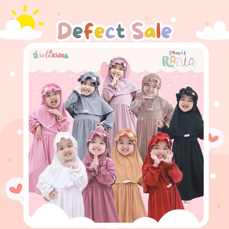 Baju Muslim Anak Perempuan RIJEK - SET RANIA VIOLAKIDS dress anak perempuan syari setelan anak terla