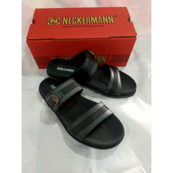 Sandal slop pria Neckermann original Madison 662 hitam