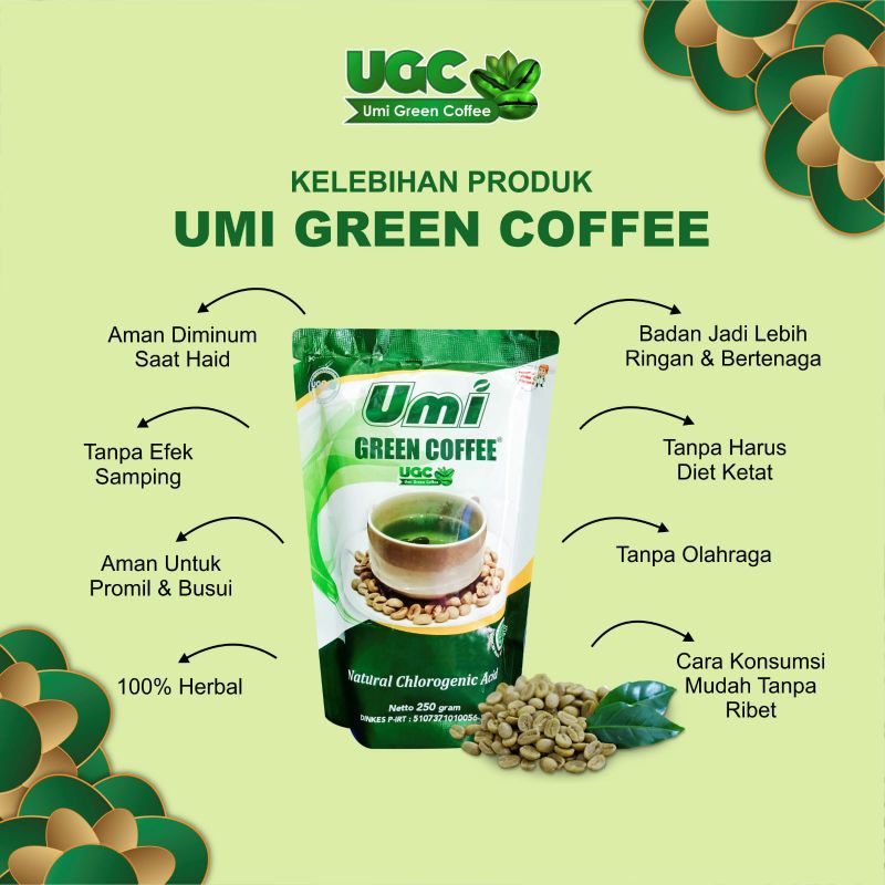umi green coffee kopi hijau original