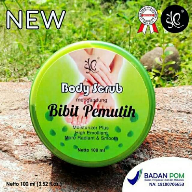Lulur Pemutih Badan SYB Bibit Pemutih Scrub New BPOM scrub pemutih