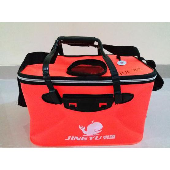 Tas Umpan Hidup / Tempat Umpan Hidup / Tempat Udang Ikan Hidup - Orange