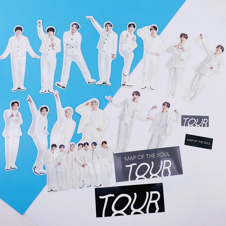 [BS] BISA COD Sticker BTS BT21 Tour Map Of the Soul Stiker KPOP - KP512