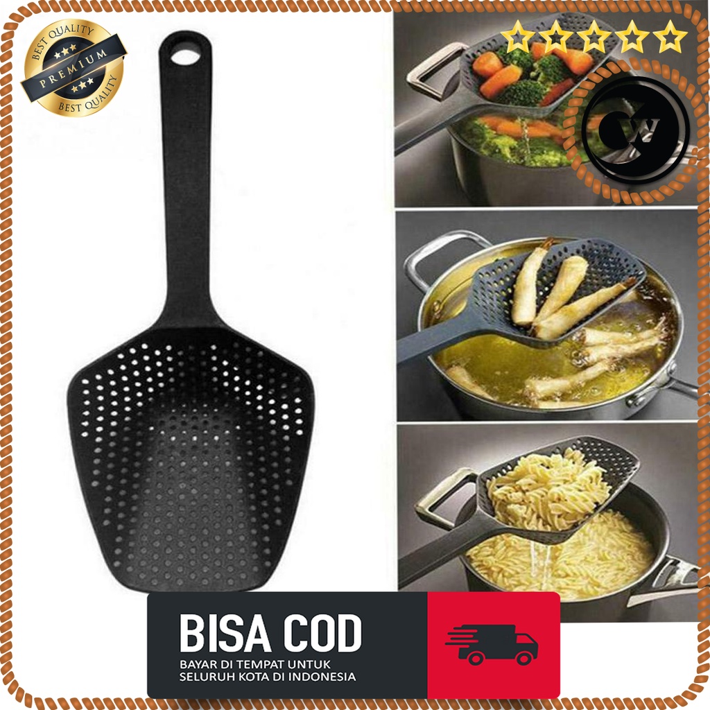 Spatula Alat Masak Goreng Bahan Nylon | Spatula Fry Food Mesh Strainer