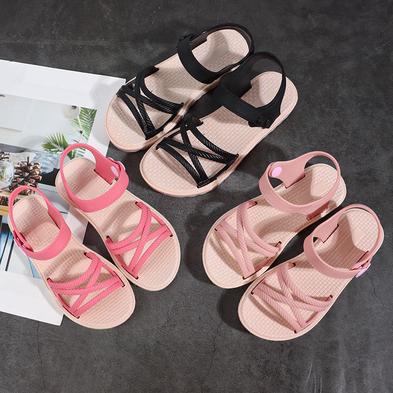 NEW Sepatu sandal anak flat tali silang