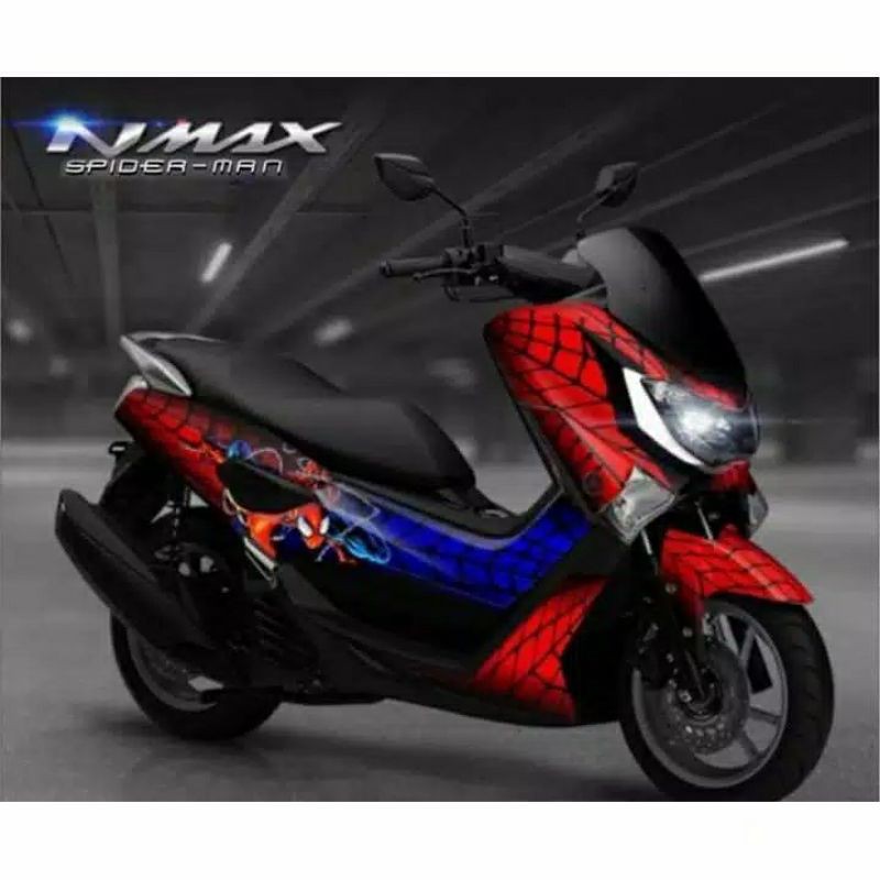 sticker nmax full body decal Spiderman
