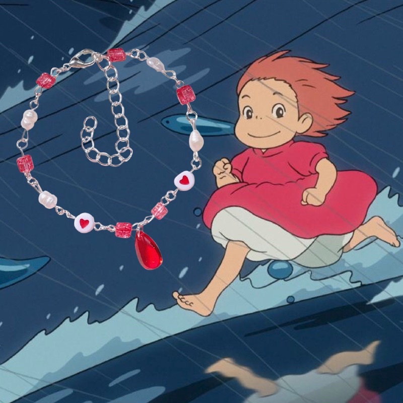 ponyo ghibli inspired bracelets